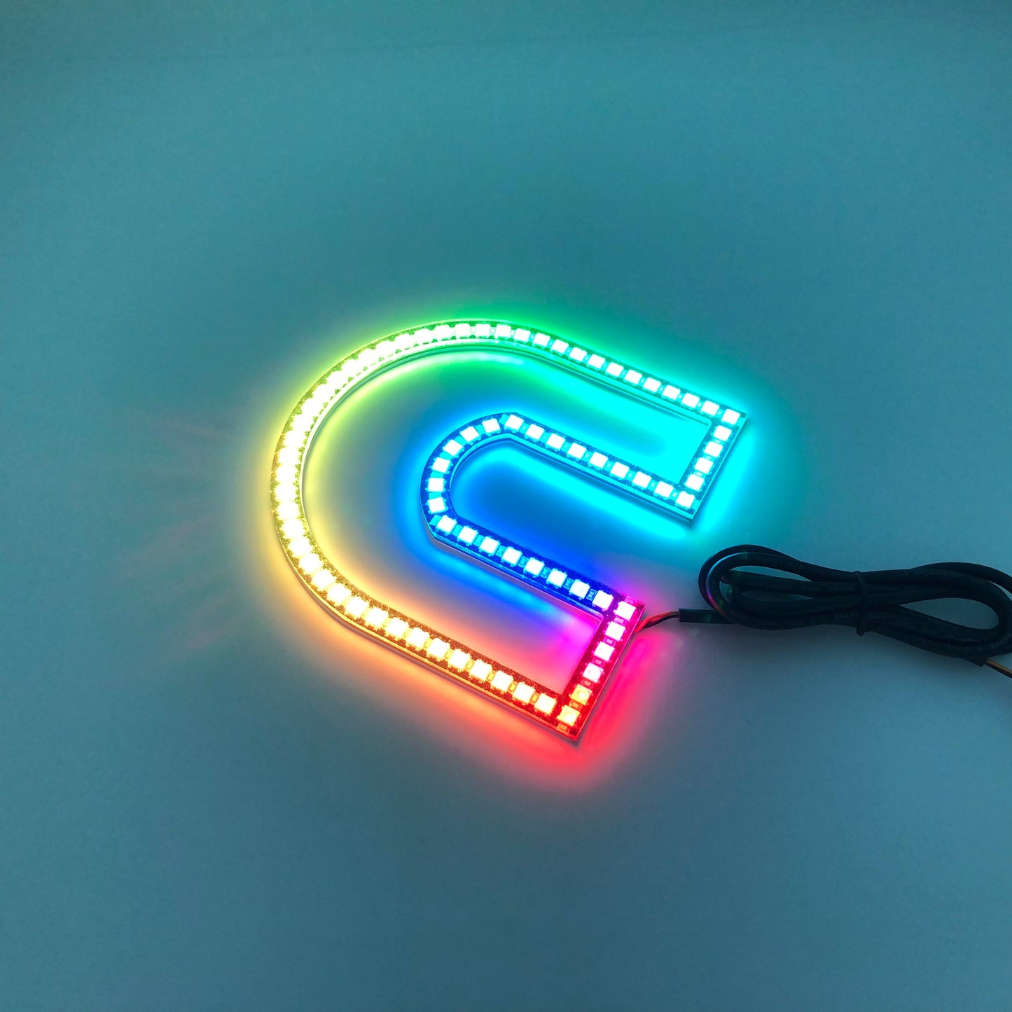 Cummins logo RGB Flow LED emblem light for Dodge ram-4
