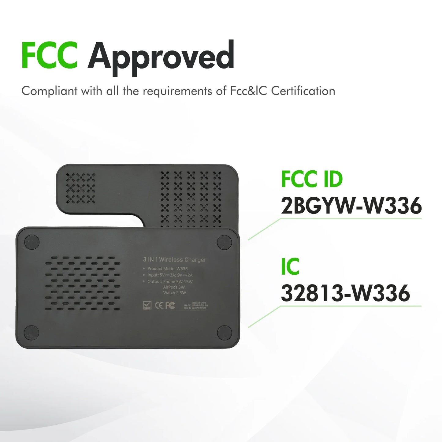 Wireless Charger,Magnetic Charging Stand Compatible with Iphone 17 16 15 14 13 12 11 Pro Max plus XS XR X 8,Charger for Apple Watch 9 8 7 6 5 4 3 2 SE, for Airpods 3 2 Pro,3 in 1 Charging Station