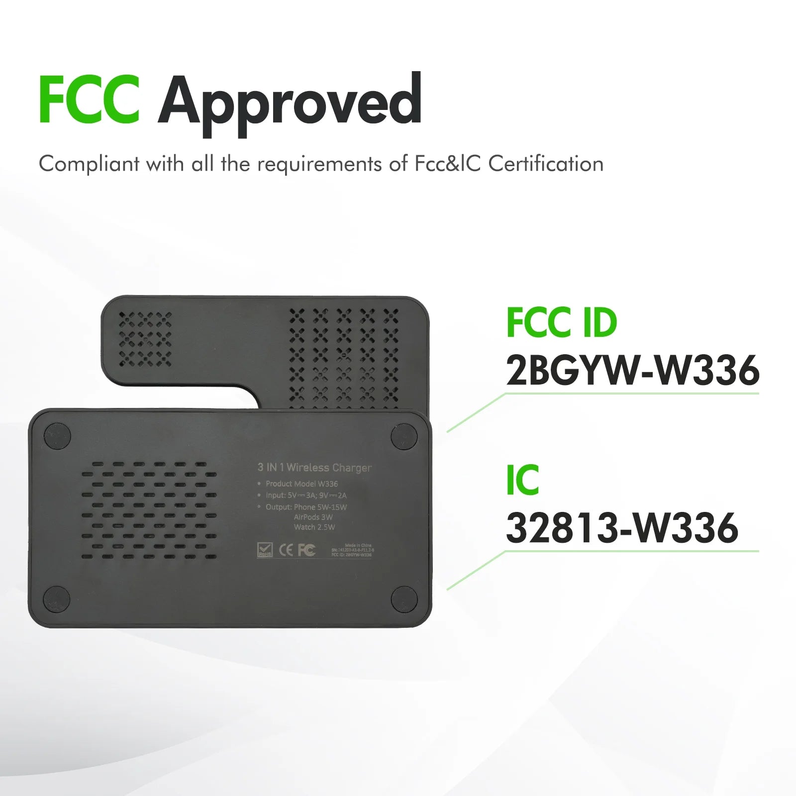 Wireless Charger,Magnetic Charging Stand Compatible with Iphone 17 16 15 14 13 12 11 Pro Max plus XS XR X 8,Charger for Apple Watch 9 8 7 6 5 4 3 2 SE, for Airpods 3 2 Pro,3 in 1 Charging Station