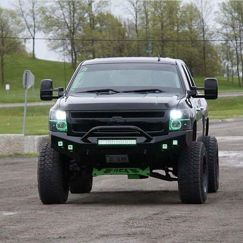 3.2" 20W LED Flush Mount Pods Halo With Bluetooth Remote Control-2