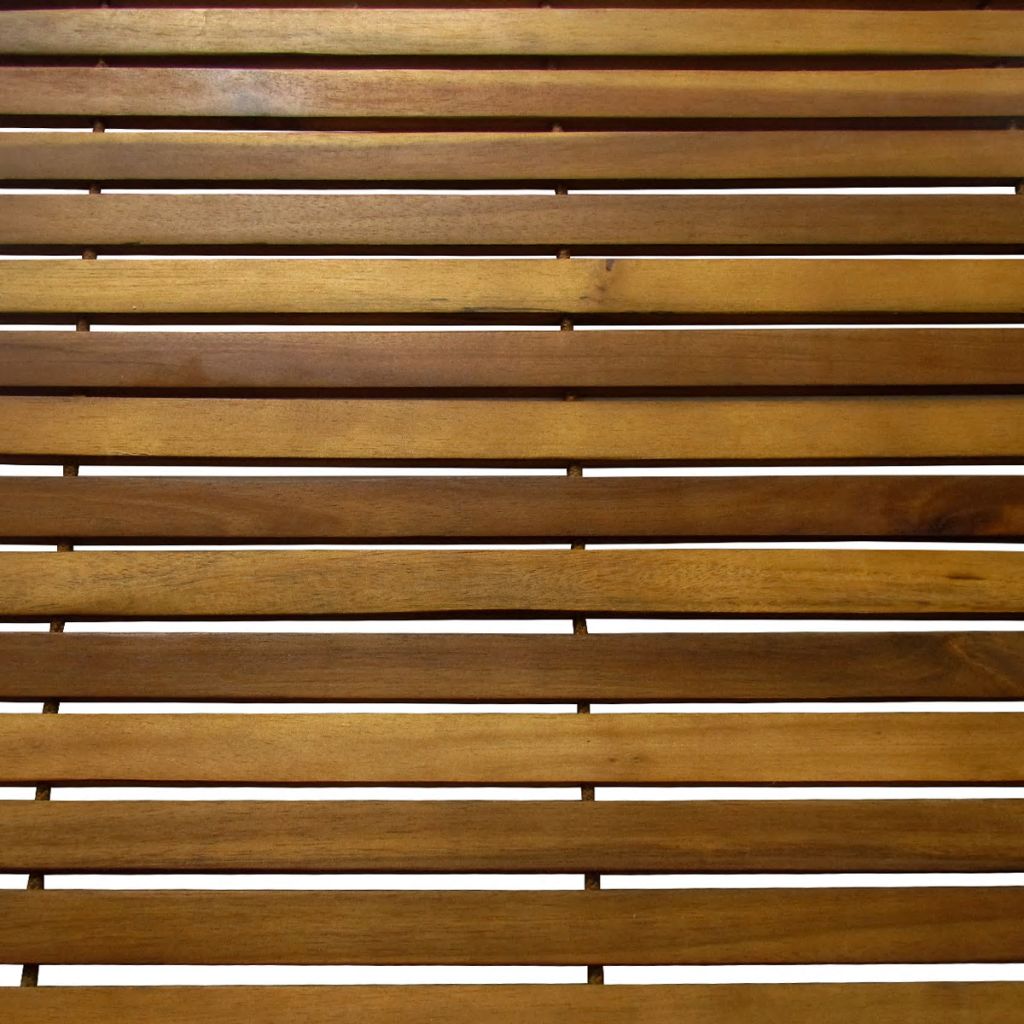 vidaXL Bathmat with Rubber Backing Bath Runner Bathroom Mat Acacia Hardwood by VidaXL