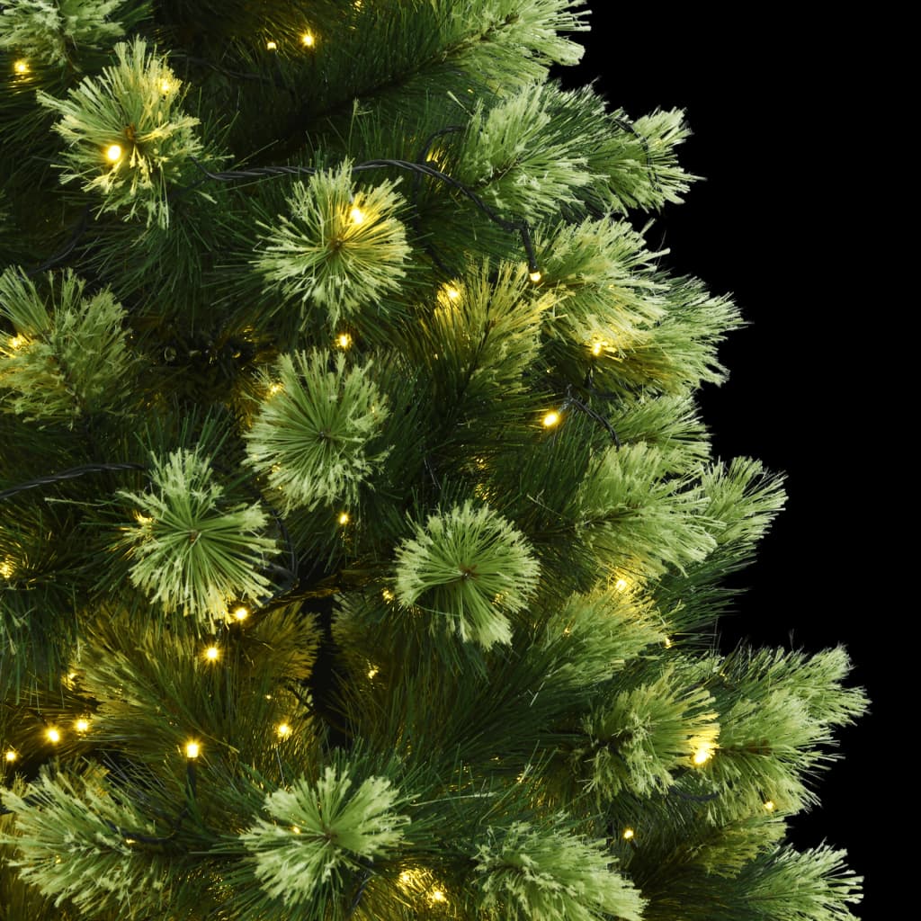 vidaXL Artificial Hinged Christmas Tree 300 LEDs 82.7" by VidaXL