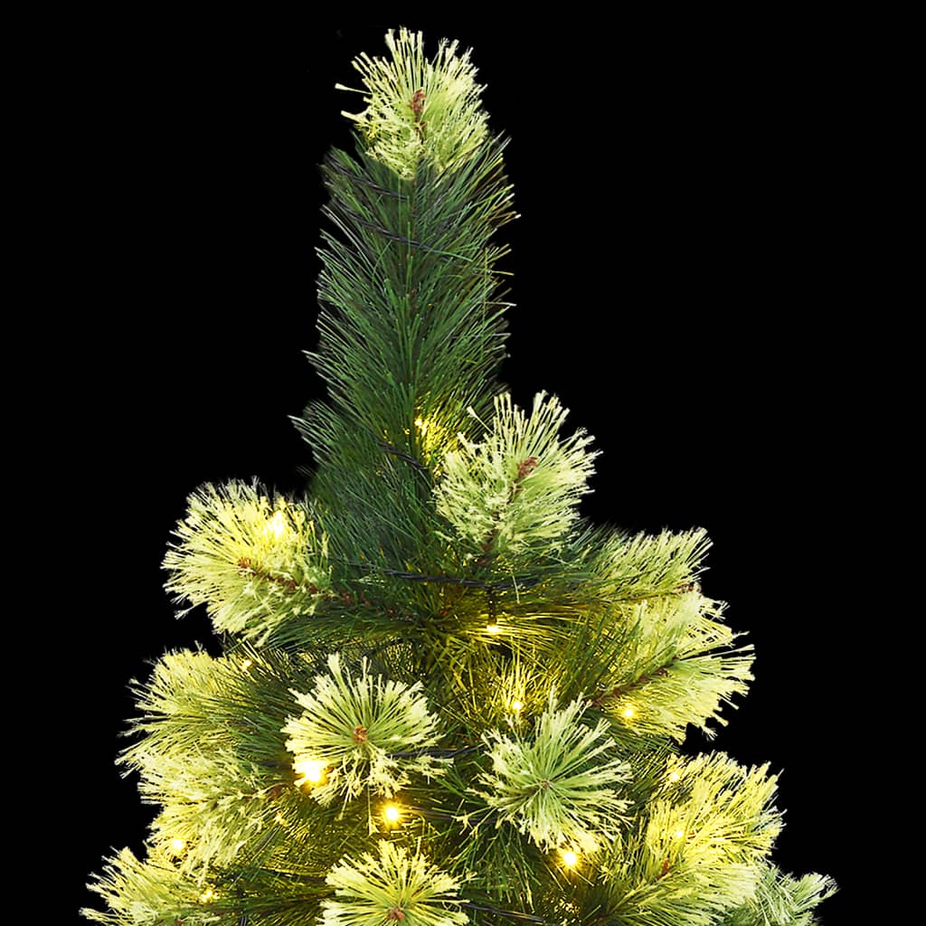 vidaXL Artificial Hinged Christmas Tree 300 LEDs 82.7" by VidaXL