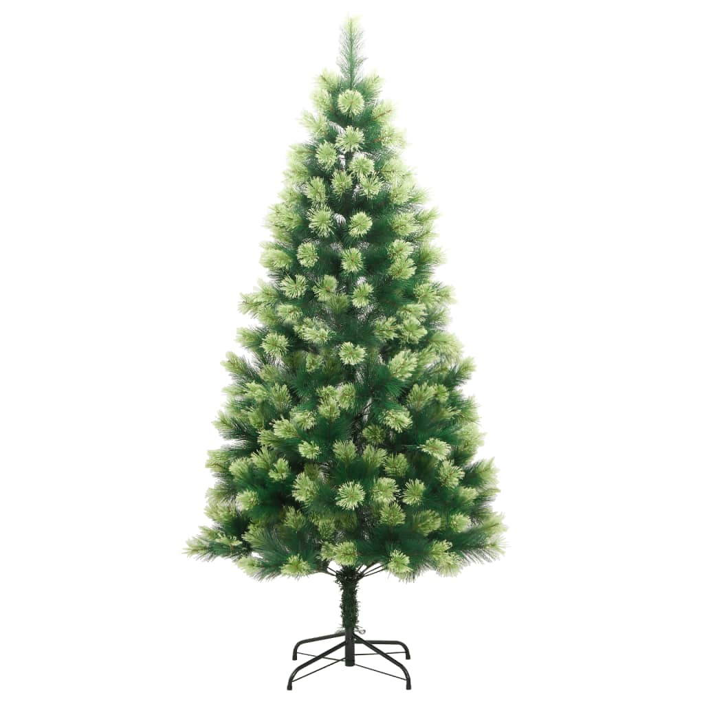 vidaXL Artificial Hinged Christmas Tree 300 LEDs 82.7" by VidaXL