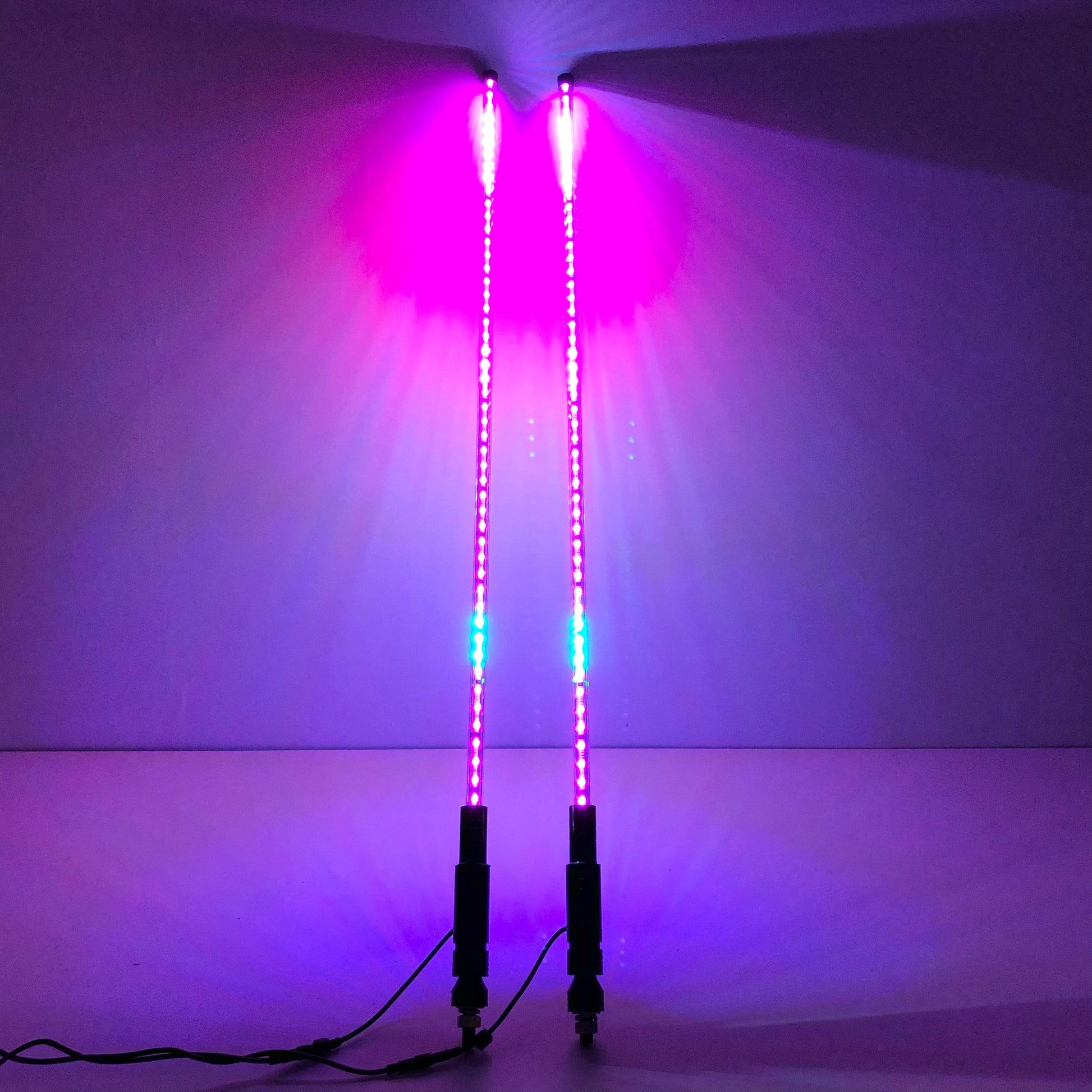 RGB chasing led whip light for utv, rzr, atv, trucks (2 packs)-4