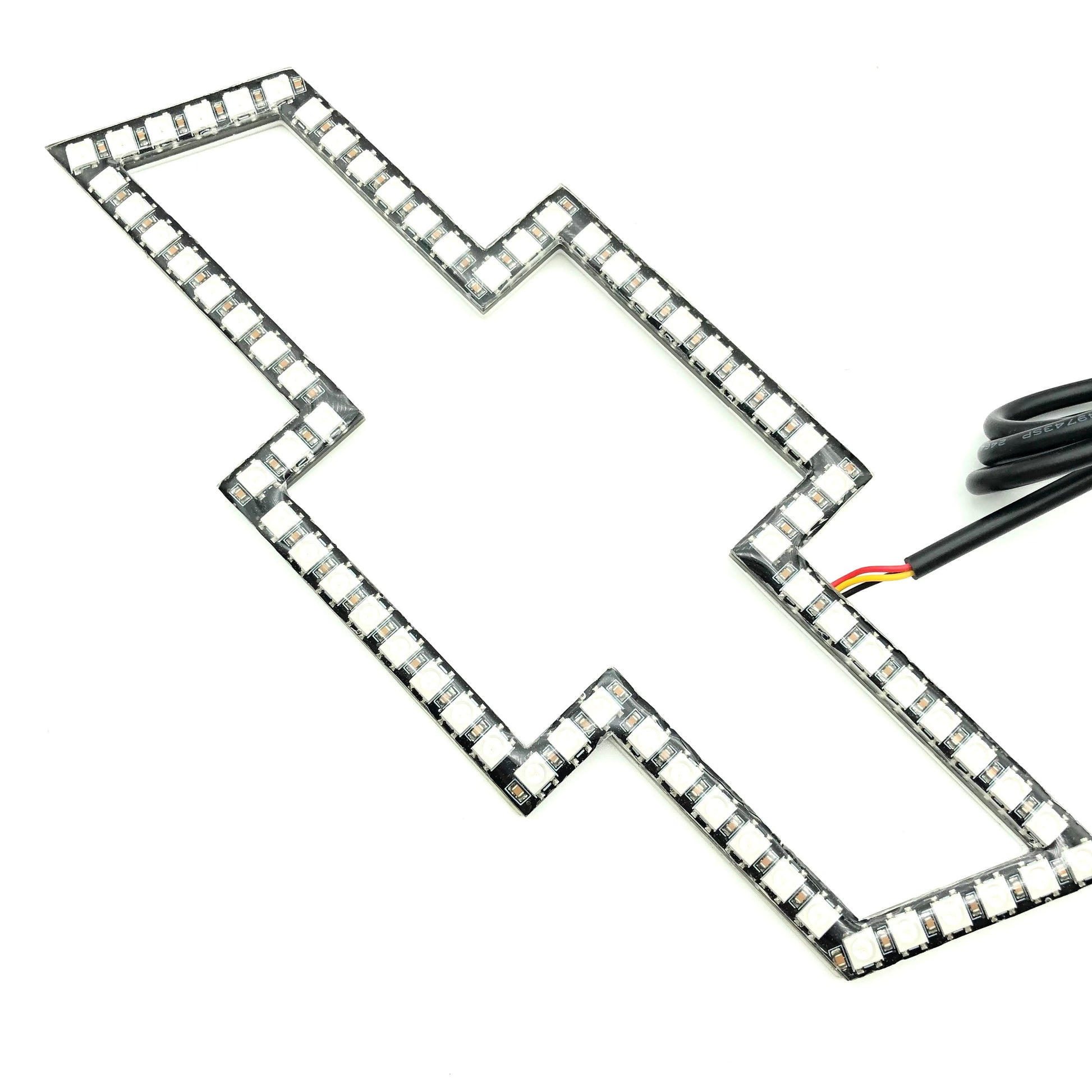 RGBW Flow Chevy symbol with Bluetooth App Control-4