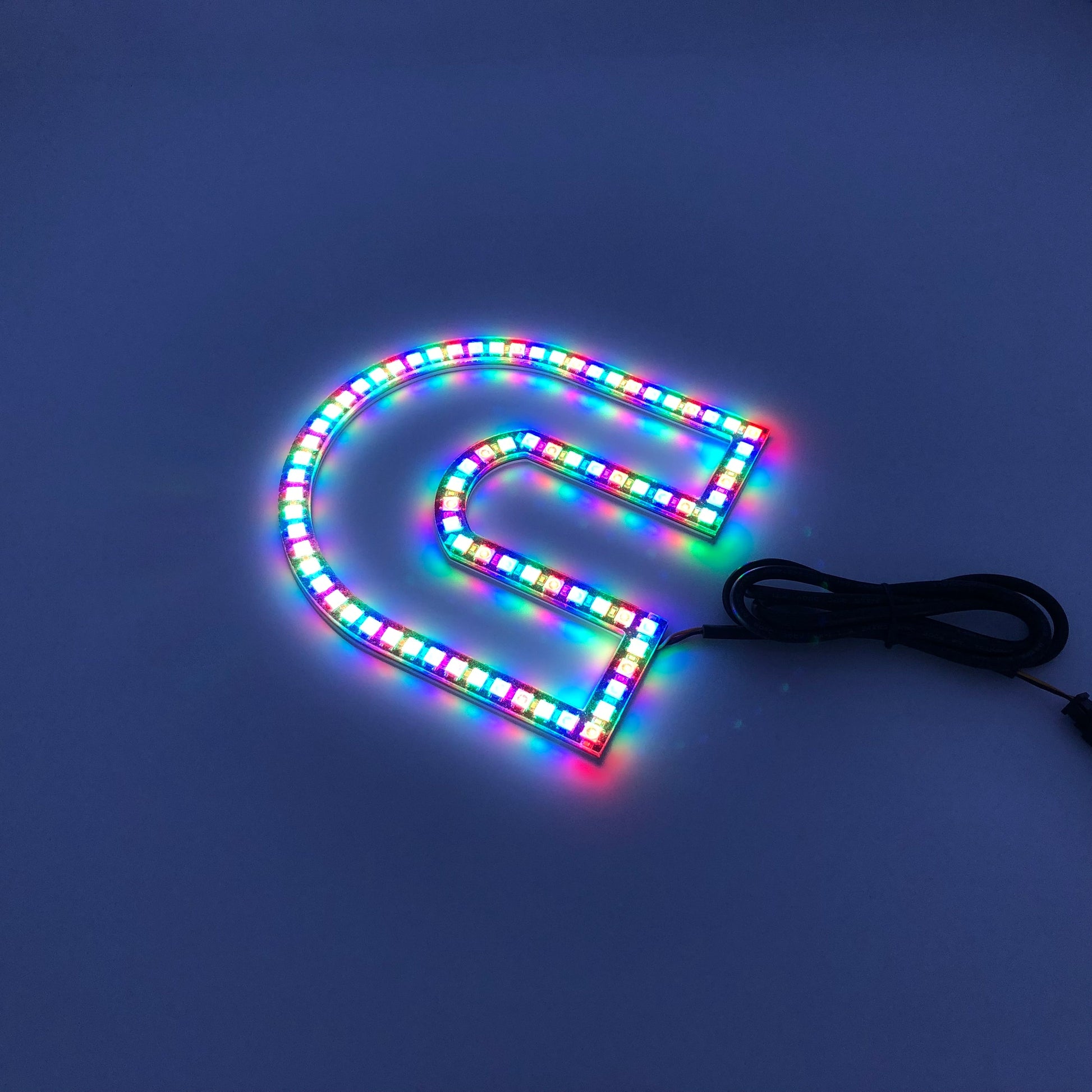 Cummins logo RGB Flow LED emblem light for Dodge ram-1