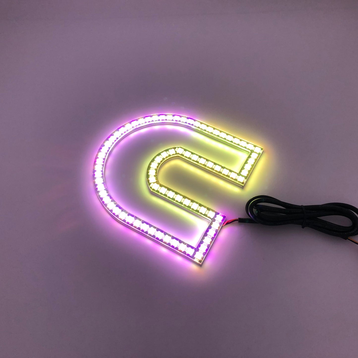 Cummins logo RGB Flow LED emblem light for Dodge ram-3