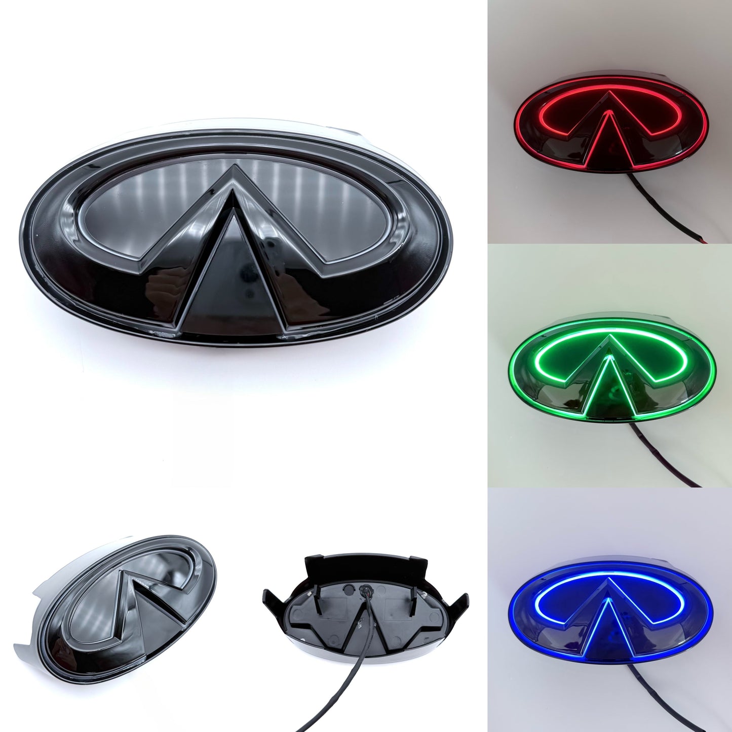 Infiniti logo car led front emblem light