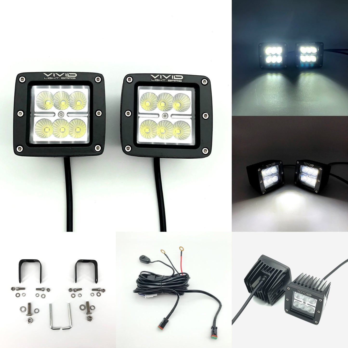 3.2" 30w led work light ( 2 packs )-0