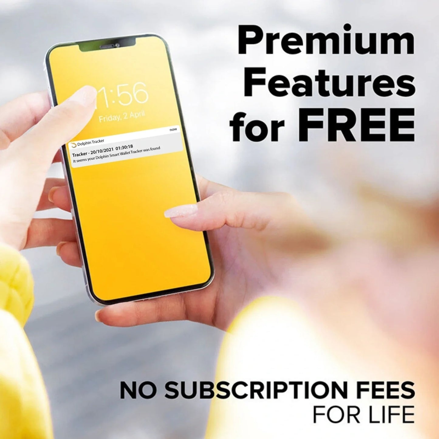 Smart Wallet (stitchless) by Dolphin Tracker + Lost Recovery + RFID